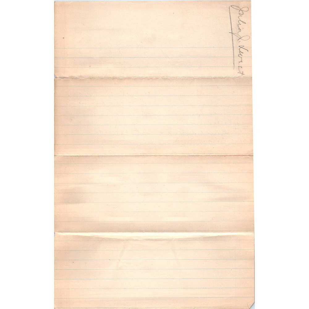 1898 Handwritten Deed Steffen D. Herman Elmira NY 2 Pages AE9-X1 - Picture 4 of 4